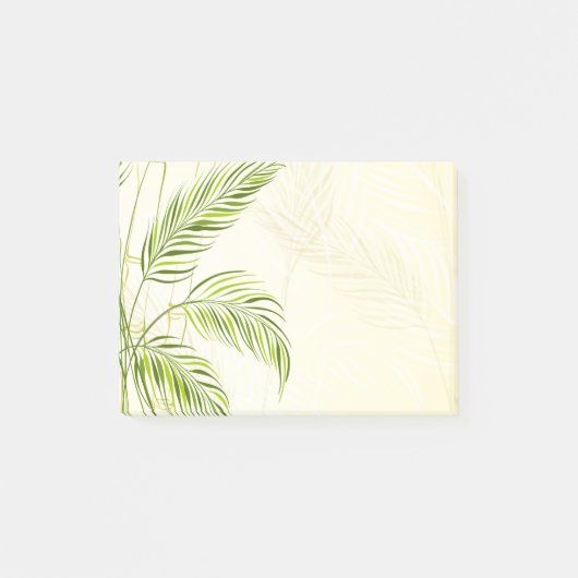 Stenen en bladeren van bamboe, overdruk - 4x3 post-it® notes (Voorkant)