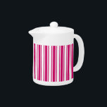 Stenen en strepen, van witte snoep theepot<br><div class="desc">Stenen en strepen,  van witte snoep</div>