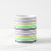 Stenen en witte strepen koffiemok (Center)