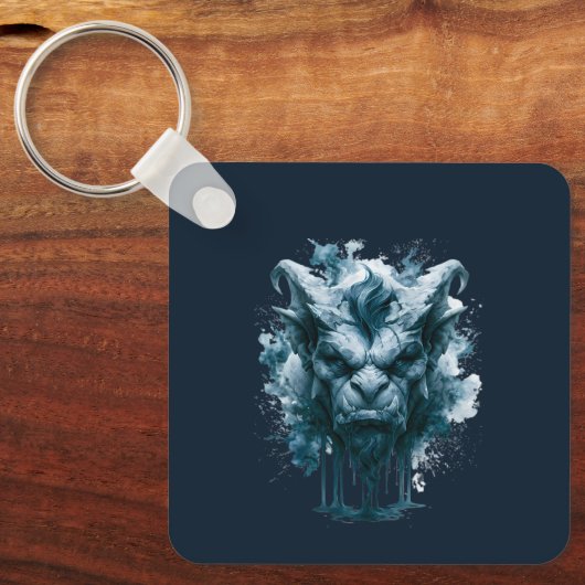 Stenen Gargoyle Sleutelhanger (Voorkant)