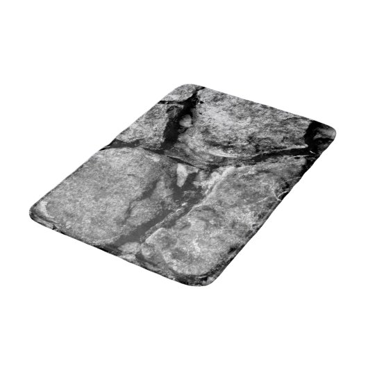 Stenen gezichten Gemiddelde Wismatuur Badmat (Gekanteld)