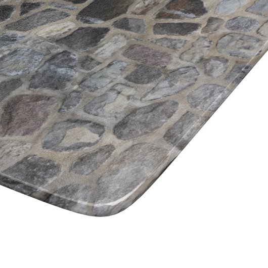 Stenen - Glazen snijvlak Snijplank (Hoek)