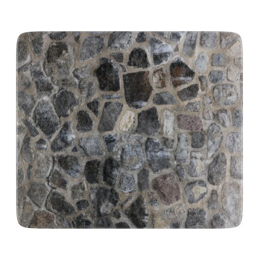 Stenen - Glazen snijvlak Snijplank (Voorkant)