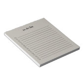 Stenen Grijs Te Doen Lijst Minimalistisch Leraar E Notitieblok (Schuin)
