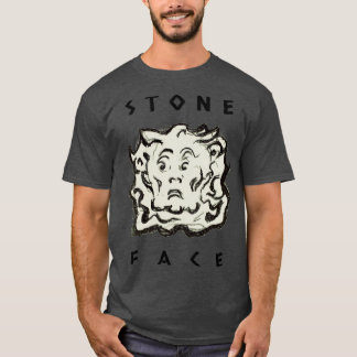 Stenen Hoofd Antiek Wonder Gezicht T-shirt