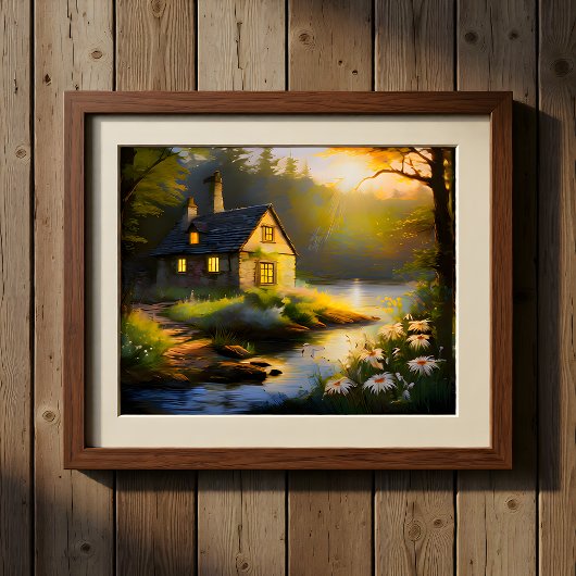 Stenen huis aan de rivier 4 poster