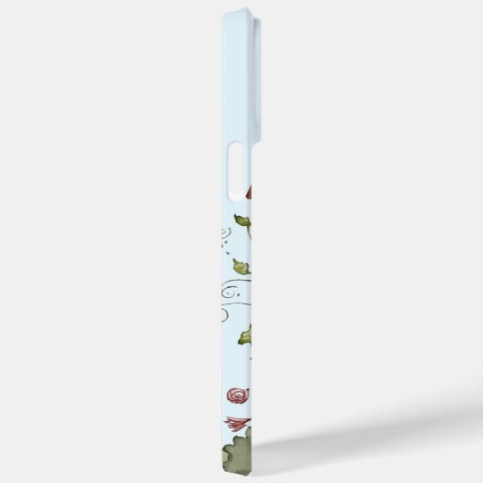 Stenen huisje Engelse tuin wilde bloemen blauwe lu Case-Mate iPhone Case (Achterkant / Rechts)