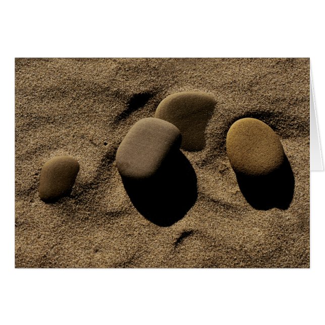 Stenen in de zand (Voorkant Horizontaal)