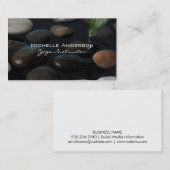 Stenen in vijver visitekaartje (Voorkant / Achterkant)