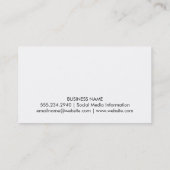 Stenen in vijver visitekaartje (Achterkant)