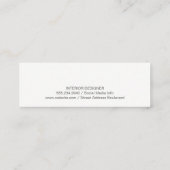 Stenen | Interieurontwerp | Makelaar in onroerend  Mini Visitekaartje (Achterkant)