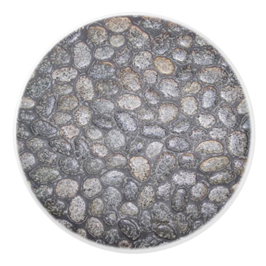 Stenen Keramische Knop (Voorkant)