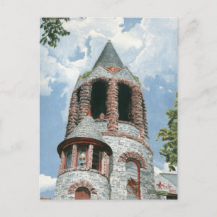 Stenen Kerk Toren Briefkaart