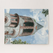 Stenen kerktoren legpuzzel (Horizontaal)