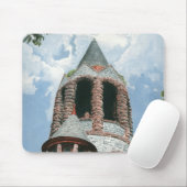 Stenen kerktoren muismat (Met muis)