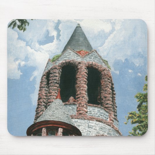 Stenen kerktoren muismat (Voorkant)