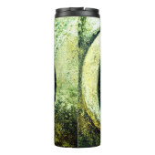 Stenen kijken maan en zon gezicht halve maan thermosbeker (Achterkant)