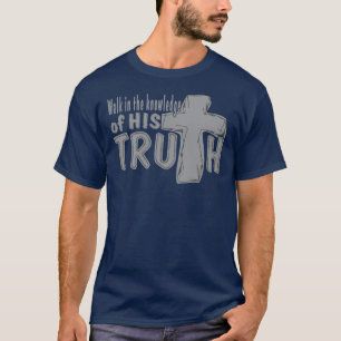 Stenen Kruis Gods Waarheid T-shirt