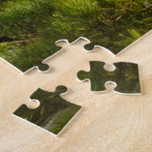 Stenen lantaarn en Torii-poort Legpuzzel (Zijkant)