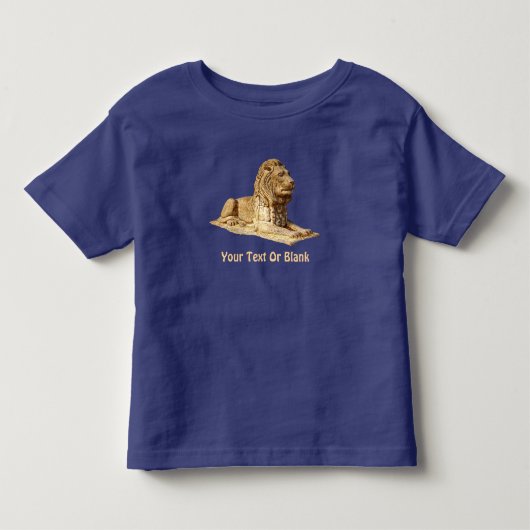Stenen Leeuw Kinder Shirts (Voorkant)