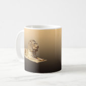 Stenen Leeuw Koffiemok (Voorkant links)