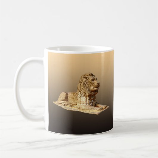 Stenen Leeuw Koffiemok (Links)