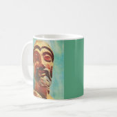 stenen man koffiemok (Voorkant links)