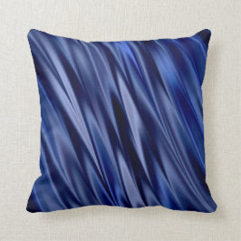 Stenen met indigo- en violetblauwe satijn kussen