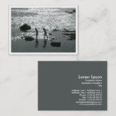 Stenen, mini-foto visitekaartje (Voorkant / Achterkant)