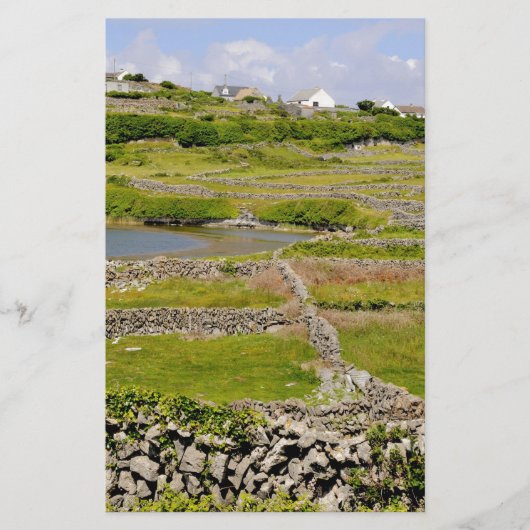Stenen Muren van Ierland Briefpapier (Voorkant)
