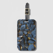 Stenen muur gebouwd in Kroatische stijl Bagagelabel (Voorkant (verticaal))