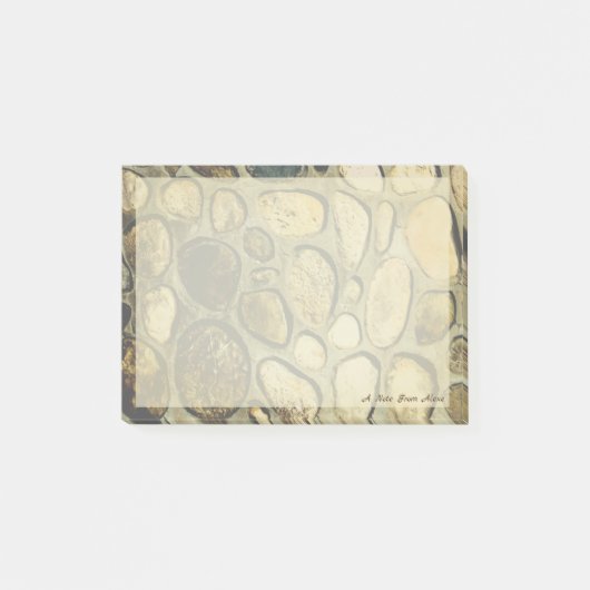 Stenen muur in het zonlicht post-it® notes (Voorkant)