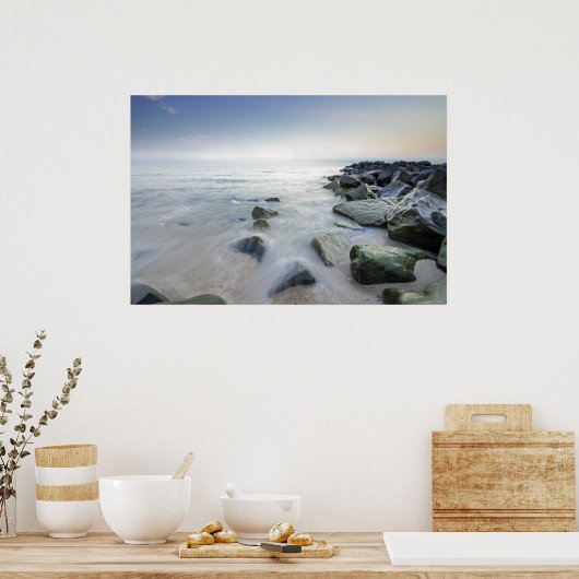 Stenen n. water poster (Keuken)