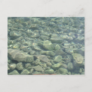 Stenen onder water briefkaart