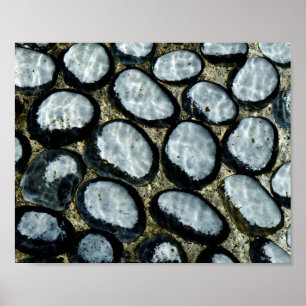 Stenen onder water poster