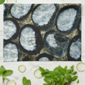 Stenen onder water theedoek (Gevouwen)