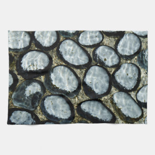 Stenen onder water theedoek