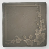 Stenen Onderzetter art design stijl (Voorkant)