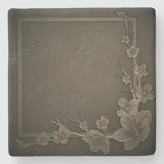 Stenen Onderzetter art design stijl (Voorkant)