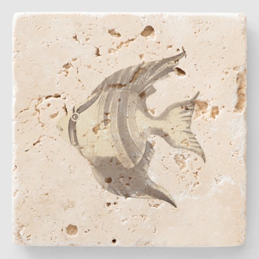 Stenen Onderzetter art design stijl (Voorkant)