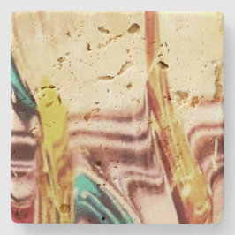 Stenen Onderzetter art design stijl