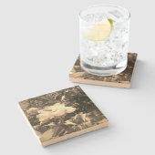 Stenen Onderzetter art design stijl (Zijkant)