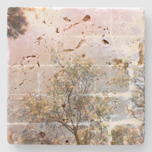 Stenen Onderzetter art design stijl (Voorkant)