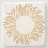 Stenen Onderzetter art design stijl (Voorkant)