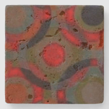 Stenen Onderzetter art design stijl