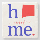 Stenen Onderzetter van de staat New Mexico (Voorkant)