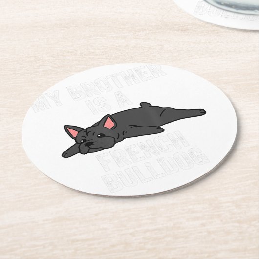 Stenen Onderzetter Voor Franse Bulldog Liefhebbers (Gebogen)