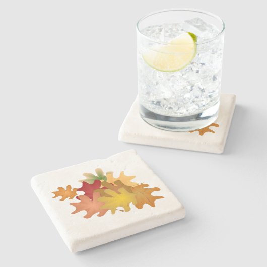 Stenen Onderzetters van alle bladeren (Zijkant)