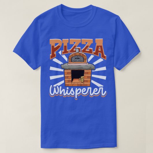 Stenen Oven Pizza Whisperer Pizza Maker T-shirt (Design voorkant)