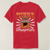 Stenen Oven Pizza Whisperer Pizza Maker T-shirt (Design voorkant)